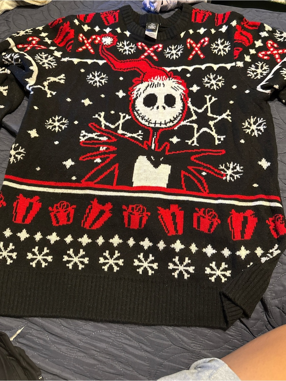Disney Men's Jack Skellington Christmas sweater